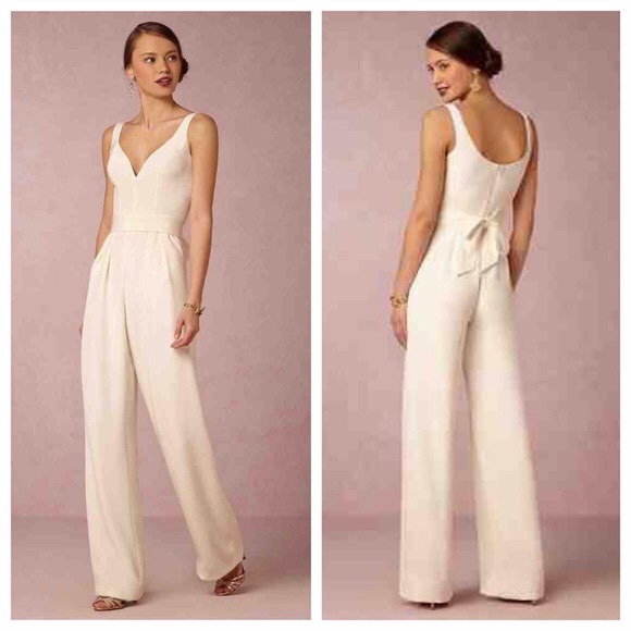jill stuart white jumpsuit